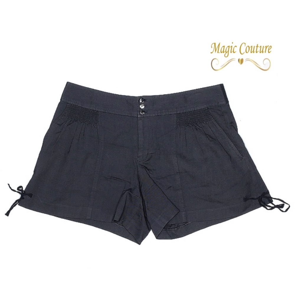 Rebecca Taylor Grey Tweed Side Tie Shorts🤍🖤🤍